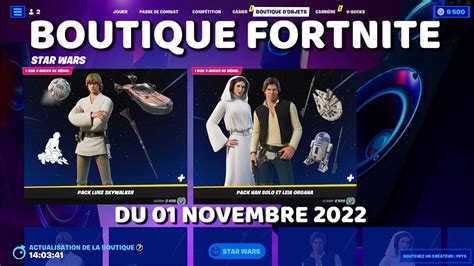 Boutique Fortnite D Aujourdhui Novembre Nouveau Pack Luke