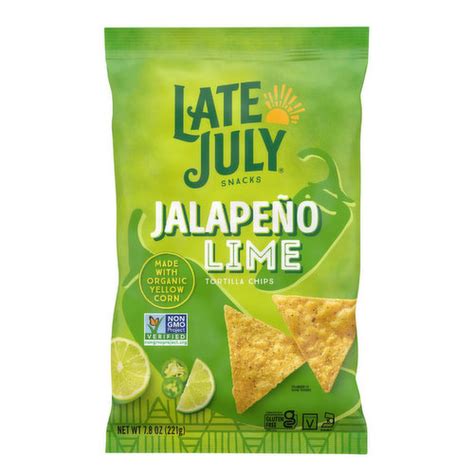 Late July Tortilla Chips Jalapeno Lime