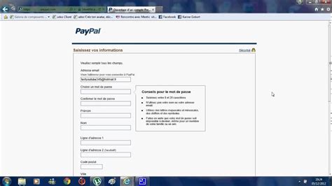 TUTO Se Créer Un Compte Paypal Gratuitement YouTube