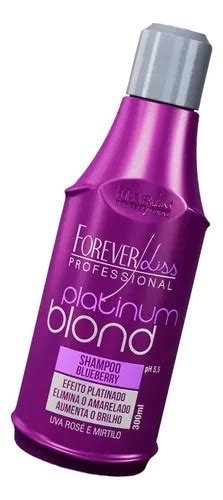 Forever Liss Shampoo Matizador Platinum Blond 300ml Mercadolivre