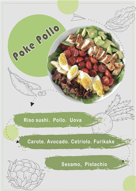 Menu at Poke Natural restaurant, Florence