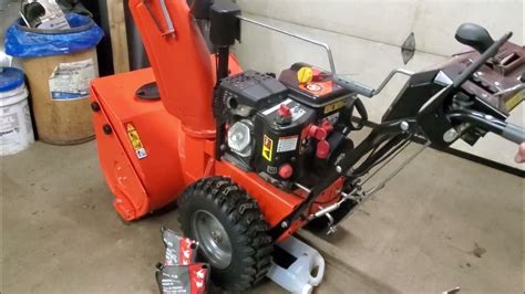 How To Change Oil Ariens Deluxe 28 Sho Snowblower 306cc Ariens