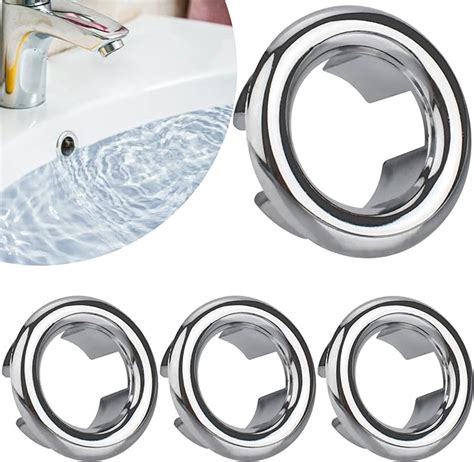 Pack Sink Overflow Ring Bathroom Sink Overflow Trim Ring Round Hole