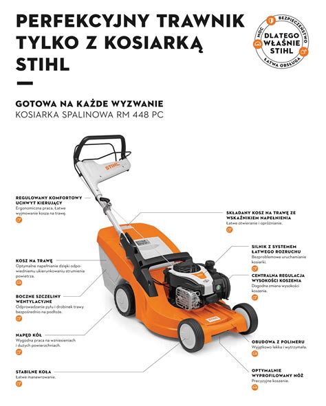 Kosiarka spalinowa STIHL RM 448 PC Sklep internetowy Tech Dąb