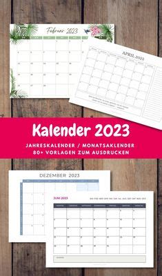 Jahreskalender 2023 Zum Ausdrucken Jahres Kalender Jahreskalender