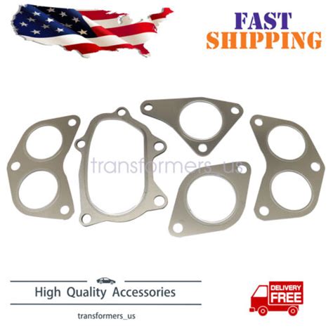 New For Subaru Wrx Sti Xt Gt Turbo Exhaust Manifold Gasket Kit Up Down