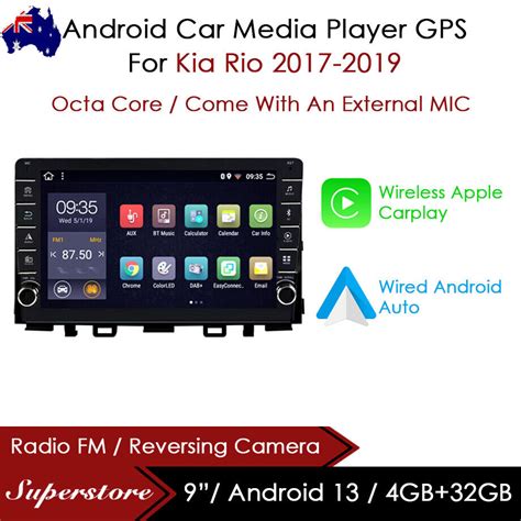 Carplay Android Auto Car Stereo Gps Head Unit For Kia Rio