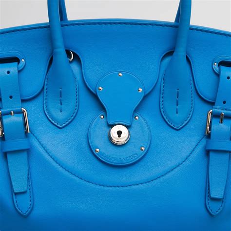 Сумка Ralph Lauren голубая, - купить за 144000 ₽ | SFS