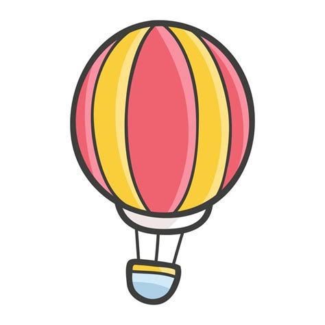 Premium Vector Vector Hot Hair Balloon Vector Illustration