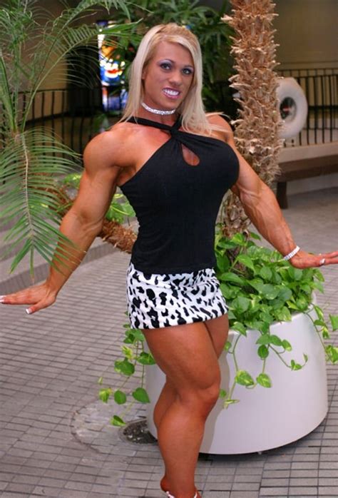 Beautiful Blonde Female Bodybuilder With Huge Ripped Muscles Porn Pictures XXX Photos Sex