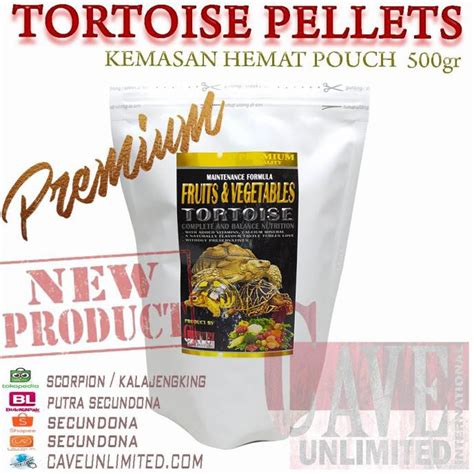 Jual Makanan Pakan Premium Pelet Kura Kura Darat Tortoise Food Gr