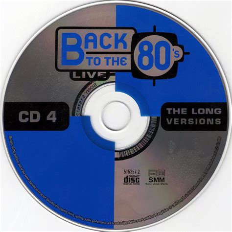 Various Back To The 80 S The Long Versions Live De Hits Uit De Jaren