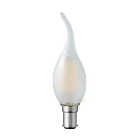 Filament Frosted Flame Candle Led W B Dimmable Natural White F