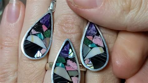 Интересные серебряные украшения микс камни 🥰 - YouTube