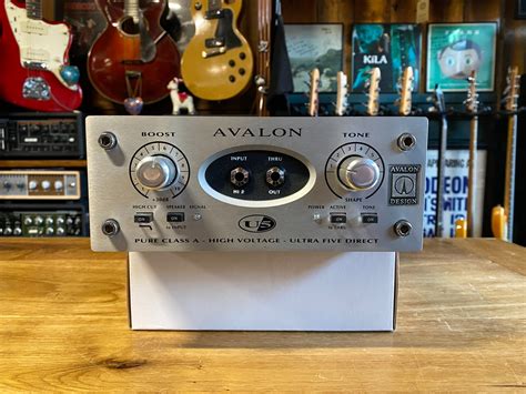 Avalon U5 Direct Box Instrument Preamplifier Some Neck Guitars