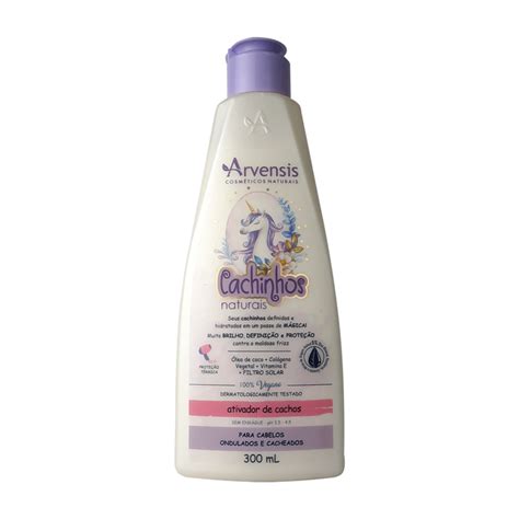 Kit Arvensis Cachinhos Shampoo Condicionador Ativador Ondulados