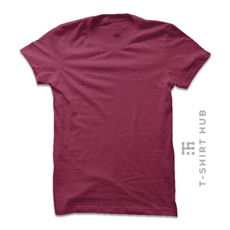 Half Sleeve Maroon Plain Round Neck T Shirt At Rs In Navi Mumbai