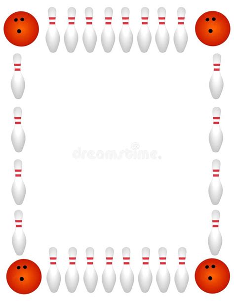 Bowling Border Template | HQ Template Documents