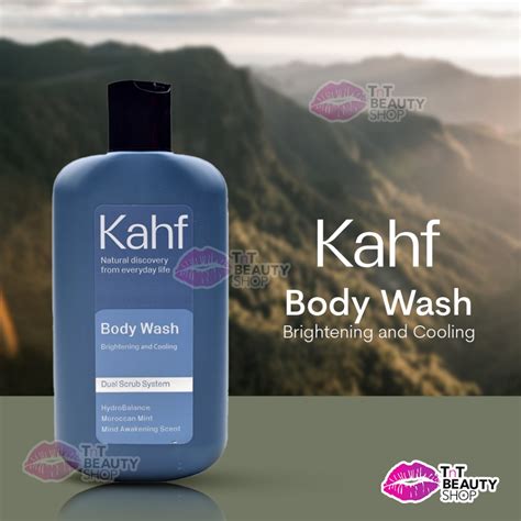 Jual Kahf Brightening And Cooling Body Wash Ml Sabun Mandi Pria