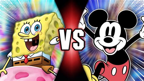 SpongeBob SquarePants Vs Mickey Mouse (Nickelodeon/Disney) : r/DeathBattleMatchups