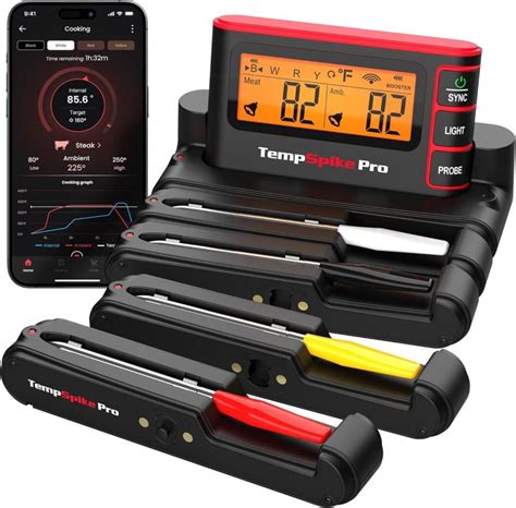 tempspike wireless meat thermometer digital  app tempspike