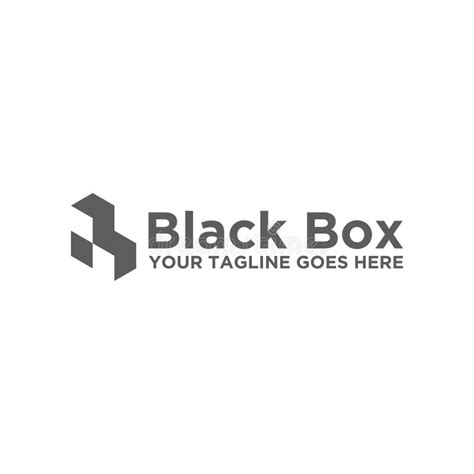 Black Box Vector Logo Illustration Stock Vector - Illustration of ...