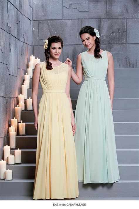 Canary Yellow Bridesmaid Dress From D Zage Mint Green Bridesmaid