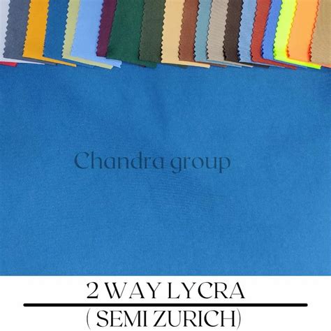 Way Zurich Polyester Lycra Fabric Print Solid Color Multicolor At