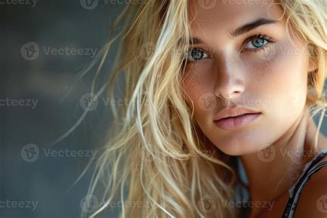Vivacious Blonde Woman Generate Ai 49333634 Stock Photo At Vecteezy