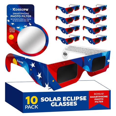 Mua Solar Eclipse Glasses Aas Approved Pack Ce And Iso