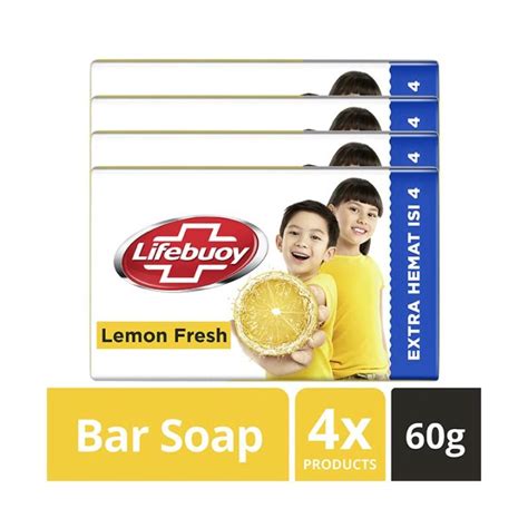 Lifebuoy Sabun Batang Isi 4x60g Lazada Indonesia