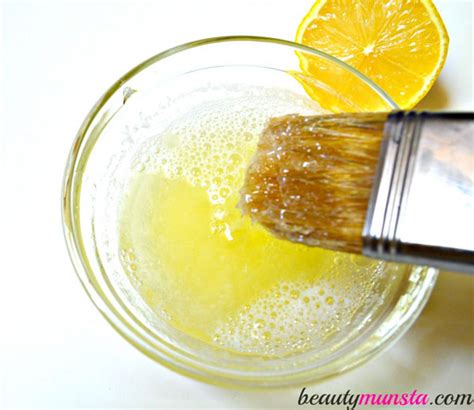 Egg White Lemon Hair Mask Cleansing And Dandruff Control Beautymunsta