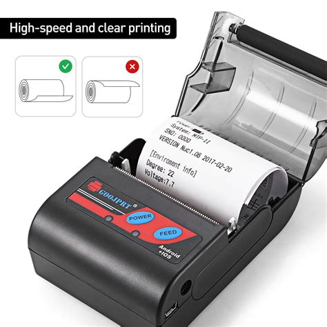 Portable Receipt Bluetooth Printer Thermal 58mm – iPacknow