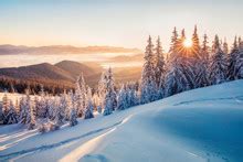 landscape sunset winter  stock photo public domain pictures