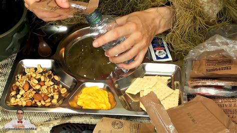 Probando Comida Militar De Estados Unidos Qu Hay Dentro Us Army