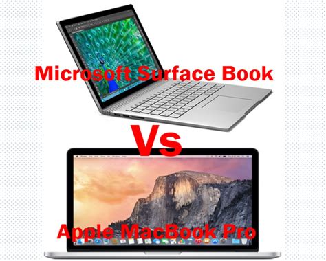 Microsoft Surface Book Vs Apple Macbook Pro Techqy