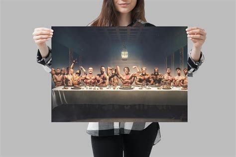 The Legends Of Aesthetics Last Supper Poster Gym Etsy