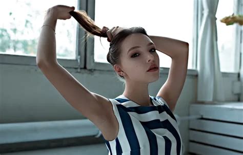 Wallpaper Girl Dress Photo Photographer Ponytail Model Bokeh Brunette For Mobile And