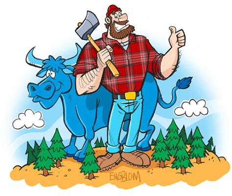 Paul Bunyan And Babe By Mengblom On DeviantArt