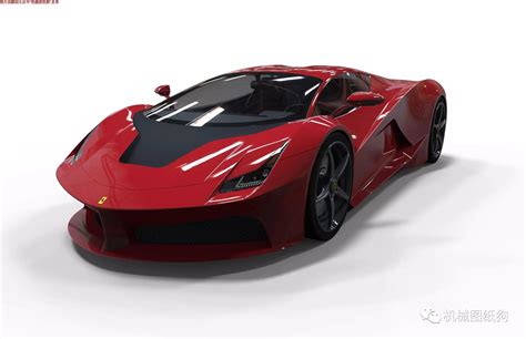 【汽车轿车】简易ferrari F90跑车模型3d图纸 Solidworks设计 附step格式 汽车 Solidworks 仿真秀干货文章