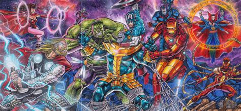 Avengers vs Thanos by JASONS21 on DeviantArt