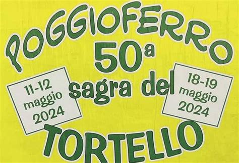 Sagra Del Tortello A Poggioferro 2024 Scansano 11 12 18 19 Maggio