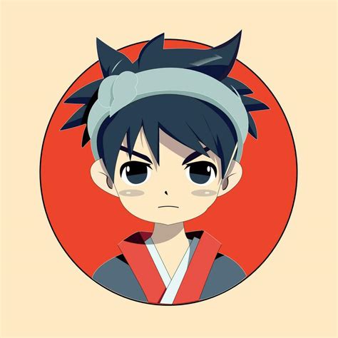 Cute Anime Child Cartoon Character Illustration 24321374 Vector Art at ...