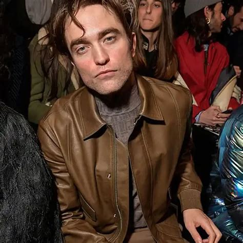 Batman Robert Pattinson Brown Leather Jacket Jackets Mob