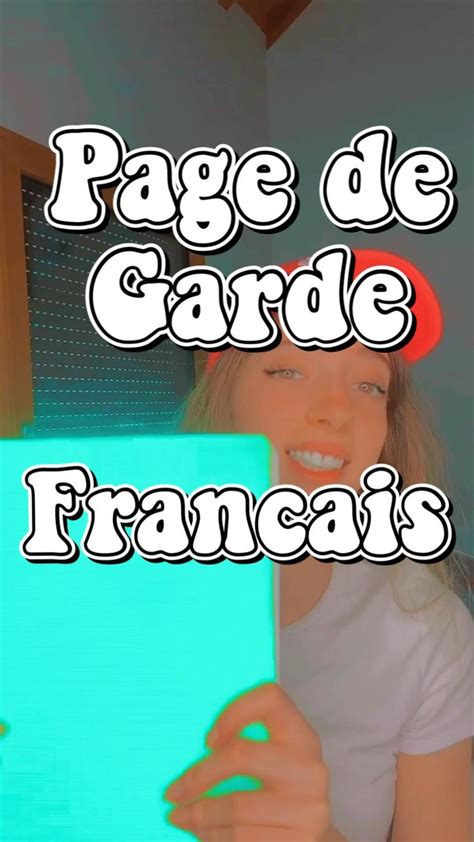 Tuto Page De Garde Aesthetic FranÇais Back To School🇫🇷 Page De