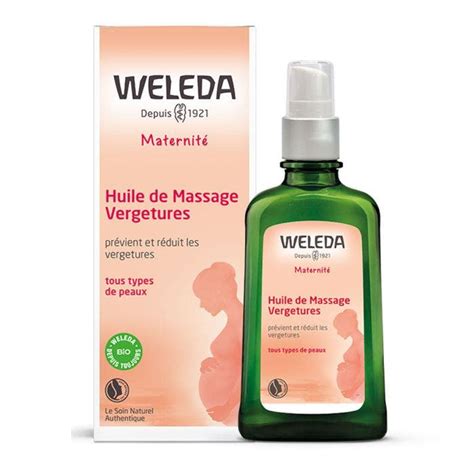 Huile De Massage Vergetures 100ml Weleda Easypara