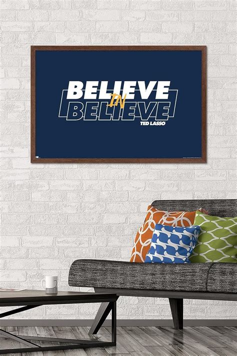 Trends International Ted Lasso P Ster De Pared Believe In Believe