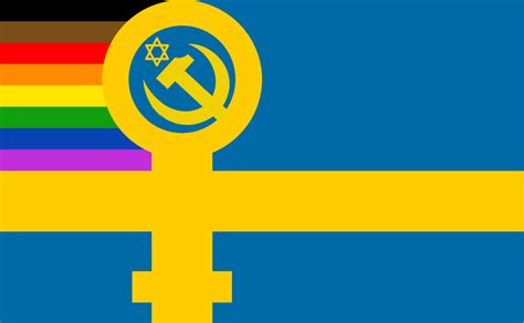 Flag Of Sweden According To The Alt Right Rvexillologycirclejerk