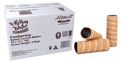 Rolled Wafers Choc Filled Wafer Rolls Plain Wafer Rolls Made In Australia