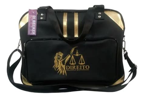 Bolsas De Direito - Bolsa Feminina Personalizada Para Curso De Direito Preto Liso Níquel ...
